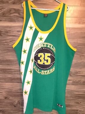 Seattle All-Stars Streetball Jersey #35 Kevin Durant Style - Size 56 3XL